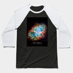 Crab Nebula Baseball T-Shirt